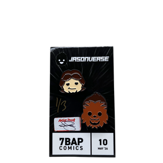 * Signed Artist Proof Jasonverse Star Wars Han Solo & Chewbacca Pin Set – 7BAP Exclusive 1 of 3 pieces