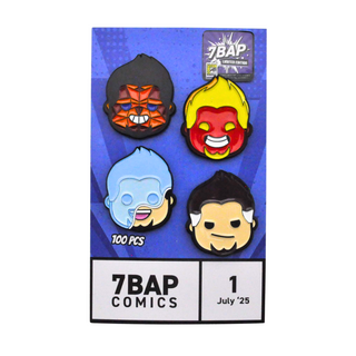 * Jasonverse SDCC Pin Set – 7BAP Exclusive /100 pieces