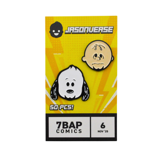 * Jasonverse Snoopy & Charlie Brown Pin Set – 7BAP Exclusive /50 pieces