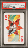 2012 POKEMON WHITE 2 PLAYING CARDS VOLCARONA # - Graded PSA NM-MT 8