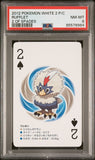 2012 POKEMON WHITE 2 PLAYING CARDS RUFFLET # - Graded PSA NM-MT 8