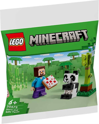 * LEGO Minecraft Steve and Baby Panda 30672