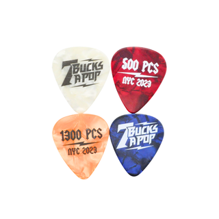* Bundle of 4 7BAP 2023 NYCC Guitar Picks