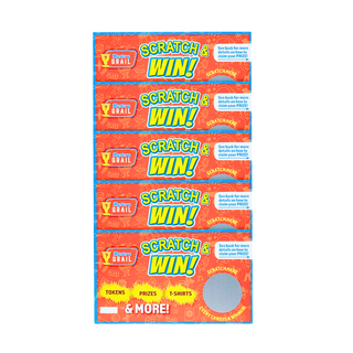 * Bundle of 5 Mystery Grail Scratch Cards