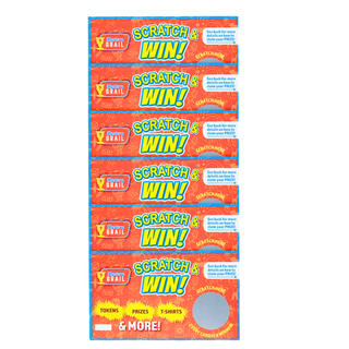 * Bundle of 6 Mystery Grail Scratch Cards