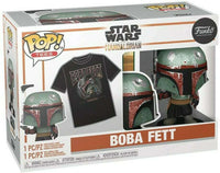 Boba Fett w/ T-Shirt (XL, Not Sealed, The Mandalorian) [Box Condition: 7.5/10]