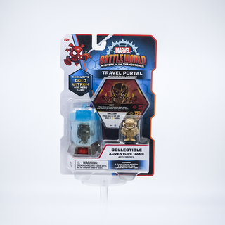 * Funko Marvel Battle World Gold Ultron with Hero Card