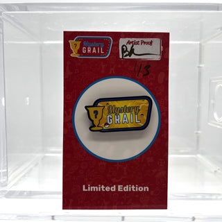 * Artist Proof Mystery Grail Logo Signed Enamel Pin Pokémon /Limited Edition