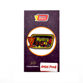 * Artist Proof Mystery Grail Logo Enamel Pin Fall – 7BAP Exclusive /1 of 3 pieces