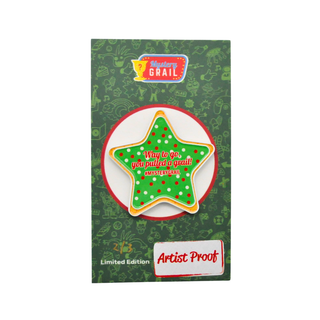 * Artist Proof Mystery Grail Star Enamel Pin (Holiday Cookie) /1 of 3