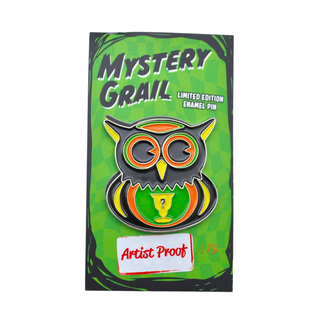 * Artist Proof Mystery Grail Owl Enamel Pin /1 of 3 pieces