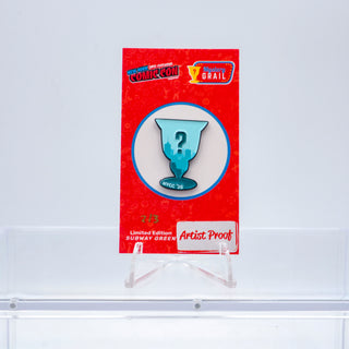 * Artist Proof Mystery Grail NYCC 2025 Subway Green Enamel Pin /3 pieces