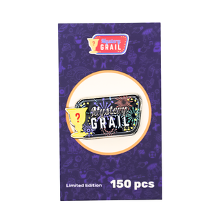 * Mystery Grail Logo Enamel Pin New Years Fireworks /150 pieces