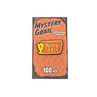 * Mystery Grail Logo Enamel Pin Orange /100 pieces
