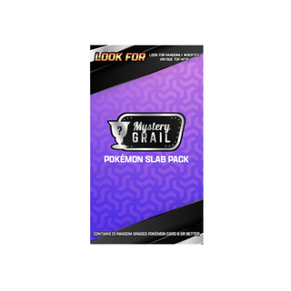 * Mystery Grail Pokémon TCG Slab Pack Blind Bag – Graded 8 or Better
