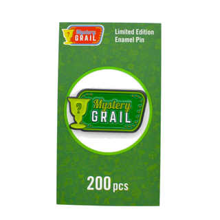 * Mystery Grail Logo Enamel Pin Green /200 pieces