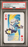 2012 POKEMON WHITE 2 PLAYING CARDS THUNDURUS # - Graded PSA NM 7