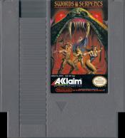 Loose NES Cart - Swords And Serpents