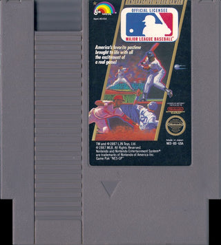 Loose NES Cart - Major League Baseball