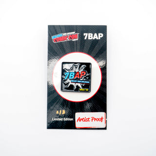 * Artist Proof 7BAP NYCC 2025 Enamel Pin Black – 7BAP Exclusive /3 pieces