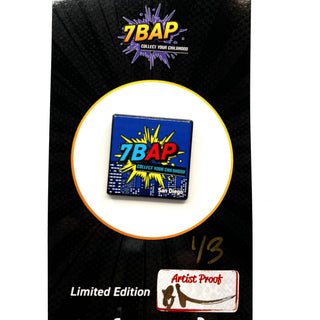 * Signed Artist Proof 7BAP SDCC 2026 City Enamel Pin Limited Edition 1 of 3