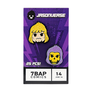* Jasonverse Masters of the Universe He-Man & Skeletor Chase Pin Set – 7BAP Exclusive /25 pieces