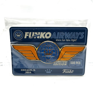 * Funko Airways Logo 2024 Limited Edition Enamel Pin /500 pieces