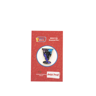 * Artist Proof Mystery Grail Galaxy Grail Enamel Pin – SDCC 2025 Exclusive – Limited Edition Gold /3 pieces