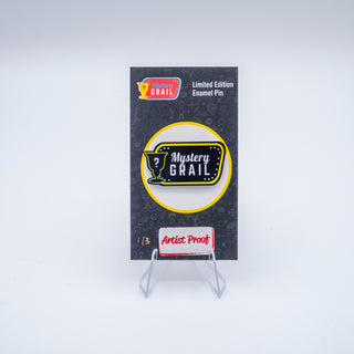 * Artist Proof Mystery Grail Logo Enamel Pin Black /3 pieces