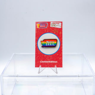 * Brie Signed Artist Proof Mystery Grail Logo Enamel Pin Pride – Limited Edition /3 pieces
