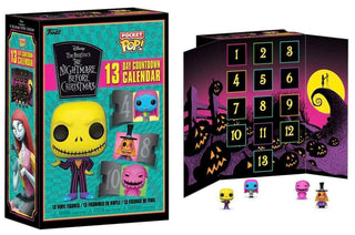 Pocket Pop Advent Calendar The Nightmare Before Christmas (Blacklight, Sealed)