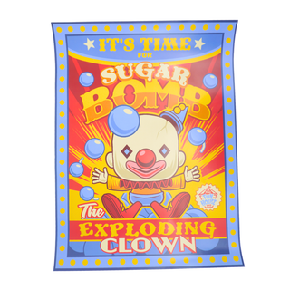 * Funko 2023 Wondercon Funhouse Sugar Bomb the Exploding Clown Poster