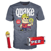 Quake Pez w/T-Shirt (S, Sealed) - Funko Shop Exclusive [Box Condition: 6.5/10]
