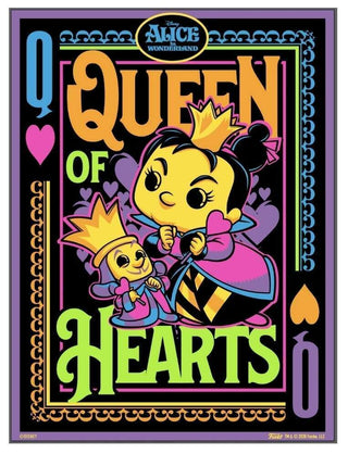 * Funko Queen of Hearts (Disney, Black Light) Poster (Sealed)