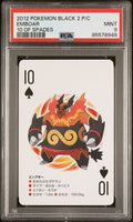 2012 POKEMON BLACK 2 PLAYING CARDS EMBOAR # - Graded PSA MINT 9