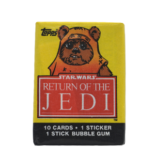 * Topps Star Wars Return of The Jedi Trading Cards Pack