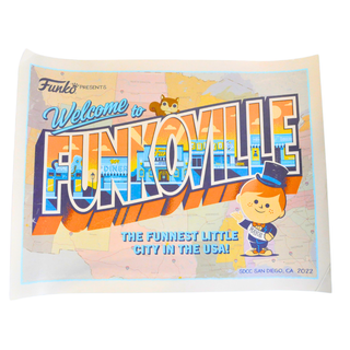 * Funkoville 2022 SDCC Poster