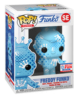 Freddy Funko (Aqua, White & Blue w/ Dots,  Art Series) SE - 2021 Funko Fundays Box of Fun Exclusive/1000 Made [Damaged: 7.5/10]