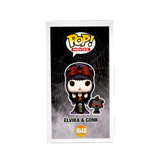 * Elvira Signed Funko Pop – Elvira with Gonk (Moonlight) 1648 – 7BAP Exclusive **Chase**