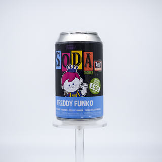 * Funko Soda Freddy Blue Shirt, Pink Hair, Blue Crown, Black Light, Sealed – 2022 Fright Night Exclusive