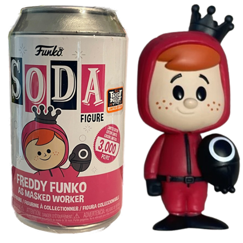 Funko Soda Freddy as Masked Worker (Circle, Sealed) - 2022 Fright Nigh ...