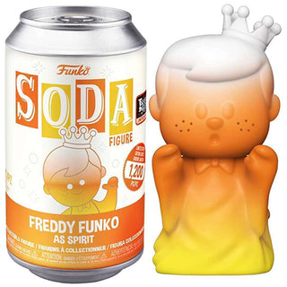 Funko Soda Freddy as Spirit Candy Corn, Opened - 2022 Fright Night Exclusive