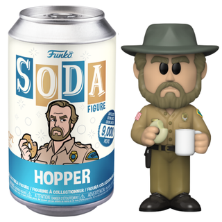 Funko Soda Hopper, with Hat, Stranger Things, Opened Chase