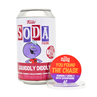 * Funko Soda Artist Proof Squiddly Diddly (with Saxophone, Opened) **Chase**