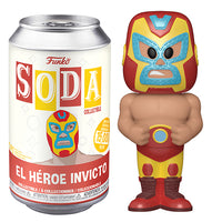 Funko Soda El Héroe Invicto (Metallic, Opened) **Chase**