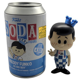 Funko Soda Freddy Blue Big Boy, Unsealed - 2023 Camp Fundays Event Exclusive