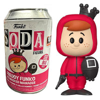 Funko Soda Freddy as Masked Manager (Square, Opened) - 2022 Fright Night Exclusive