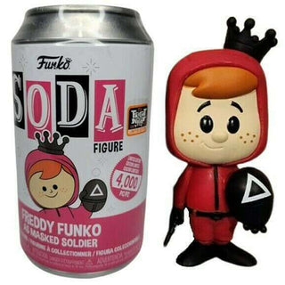 Funko Soda Freddy as Masked Soldier Triangle, Opened - 2022 Fright Night Exclusive