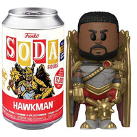 Funko Soda Hawkman (Unmasked, DCEU, Opened) - 2022 Winter Convention Exclusive **Chase**