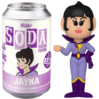 Funko Soda Jayna (Wonder Twins, International, Sealed)  **Shot at Chase, Dented**